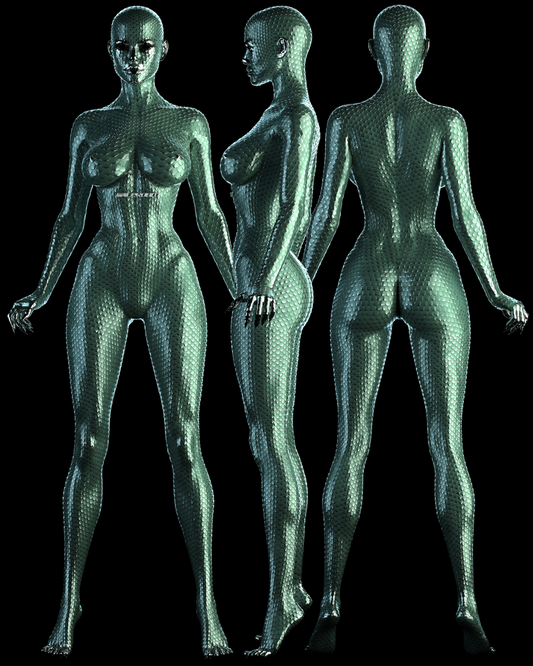 GREEN REPTILE full-body